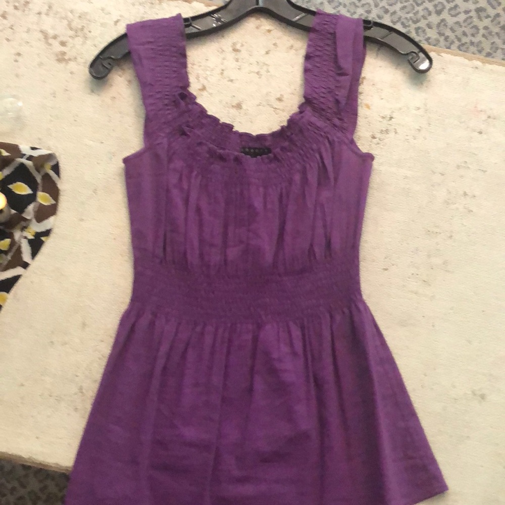 Theory purple blouse